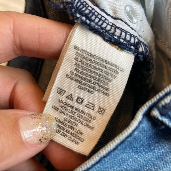 Free People Skinny High Rise Jeans Knee Holes size 27 - Picture 4 of 7